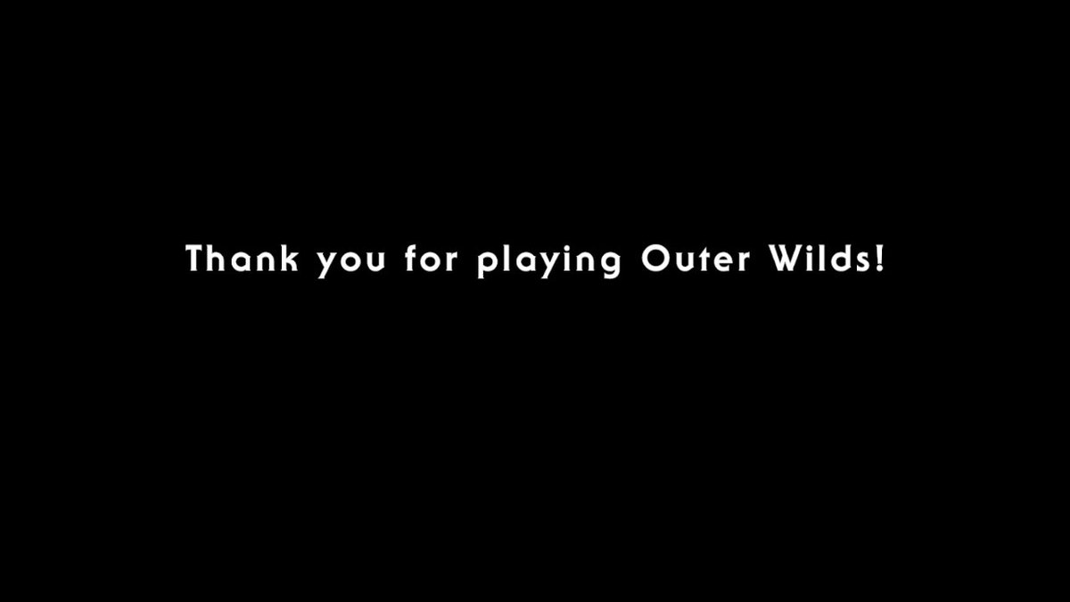 knwt_31's tweet photo. Outer WildsのDLCクリアした〜！！！！！！！！！
一部ビビり散らかしたけどクリアして本当に良かったと思えるエンディングだったので頑張って良かった… https://t.co/oTPYAifGl1