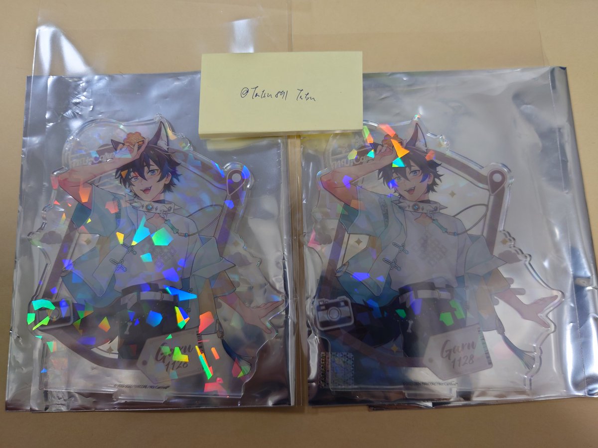 Tatsu891Tatsu's tweet photo. 【交換】NU:カーニバル ぬカニ タワレコ
譲 ①ホロアクスタ ガル
②アクキー オリビン/エスター
③アクスタ モルフィス
求
①エイト/レイ/玖夜
②エドモンド>エンテン(エスターとの交換)/まとめて定価
③エイト/アクキー エンテン/定価

7/6渋谷、後日都内手渡し可能です。宜しくお願いいたします。 https://t.co/VAKNO8B5sm