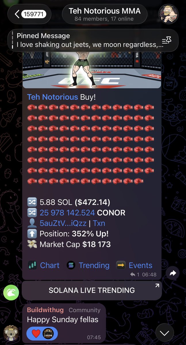 Kryptrz's tweet photo. @maxbidbro Bought $Conor makes his mma return after 5 years and follows official X account of the coin. https://t.co/kSz1It2ZOV