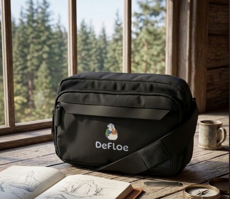 MRiversOfficial's tweet photo. Ready for your next adventure? 🐧🍕
Meet the DeFloe Adventure Pack sleek, durable, and built for exploring.
Detail: Featuring our signature pizza loving #LilPudgys patch.
Limited drop. Grab yours today! 👇
#DeFloe #AdventureBag #NewDrop #Web3 #Pudgy https://t.co/C4NLyyj4x7