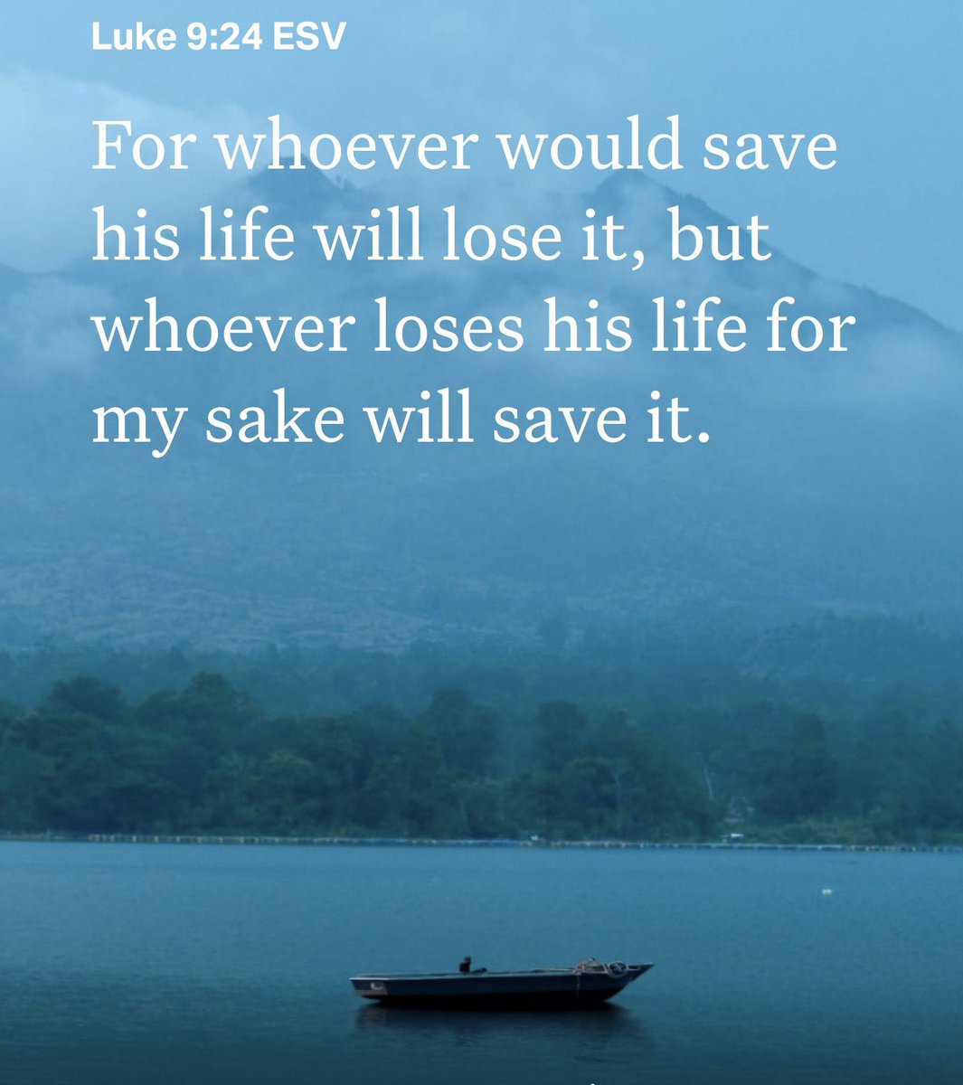 ethandmattern's tweet photo. Jesus turns the world’s logic upside down: self-preservation leads to emptiness, but surrender for His sake leads to true life. Real life is found in following Him, not clinging to ourselves. https://t.co/JTQaP1G6Ph