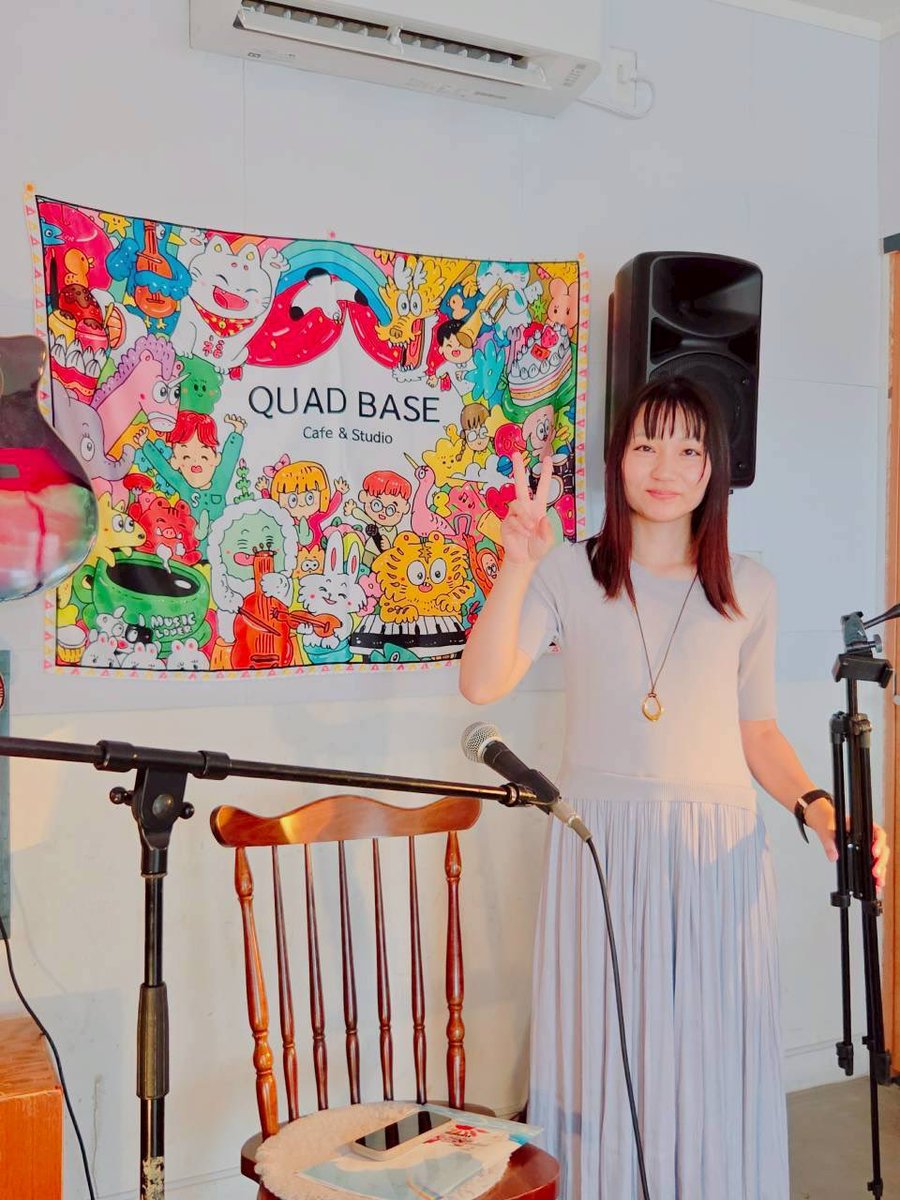 ritty_singer's tweet photo. 【ライブ報告】
姫路QUAD BASEさん
ありがとうございました❣️
.
★セトリ★
1. Soon...
2. I wanna see you(カバー)
3. バレリーナ
4. 大切な君へ
5. Sunflower (新曲)
6. にじいろ (カバー)
.
はじめましての出会いが
たくさんあった1日😊💕
また出演できる日を楽しみに頑張ります❣️
#ライブ報告 https://t.co/Pxr1mjbasy