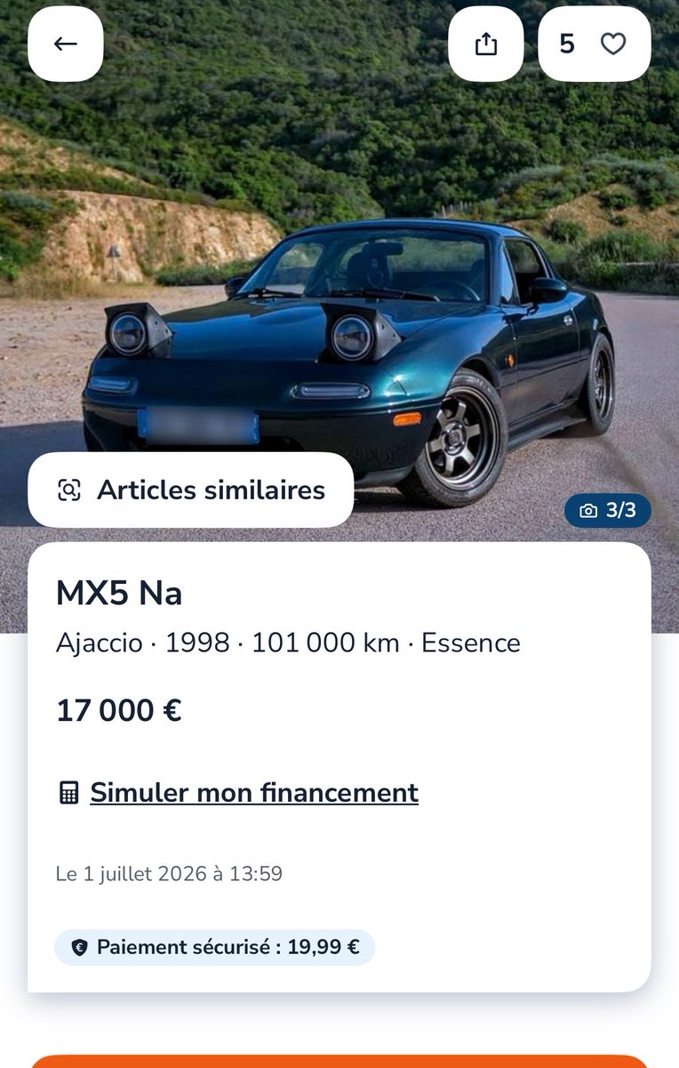 onestpaslagros's tweet photo. 13.990€ c’était pas assez ? 17.000. 
(C’est aussi une 90cv) https://t.co/oorZZyTS4k