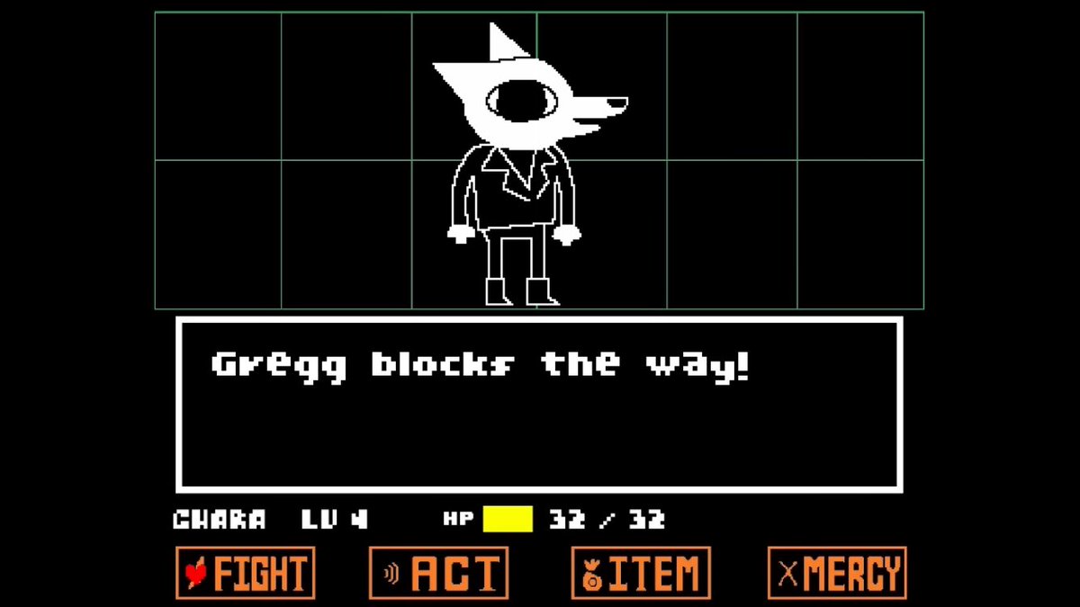 mason16874's tweet photo. I was playing undertale but then this guy popped up who is this guy? #nitw #nightinthewoods #undertale #gregg https://t.co/fVcL1JG2ku