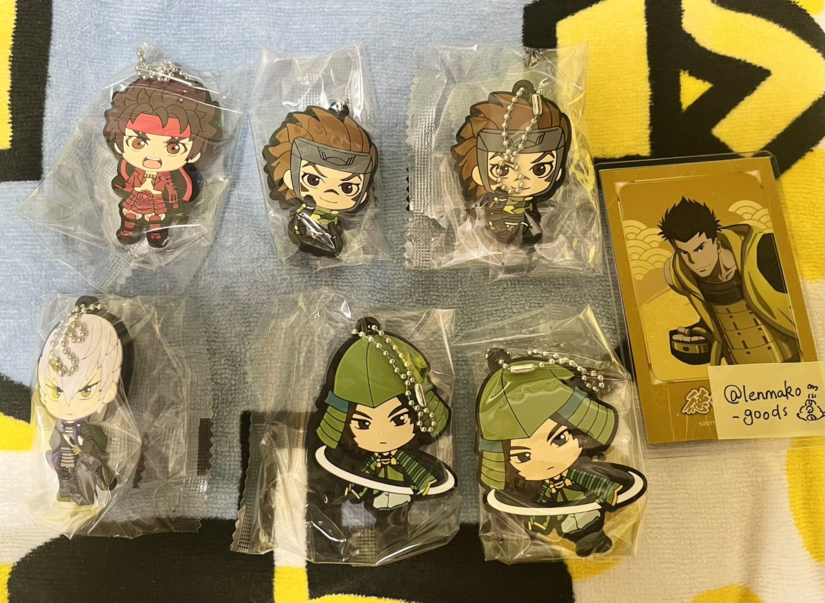 lenmako_goods's tweet photo. 【交換・譲渡】戦国BASARA カプセルラバーマスコット

譲: 幸村、佐助2、三成、元就2
求: 元親、家康or定価+送料

フォロワー様、まとめての方優先。
検索からでもお気軽にお声がけください。
よろしくお願い申し上げます。 https://t.co/t9aC9n1rFl