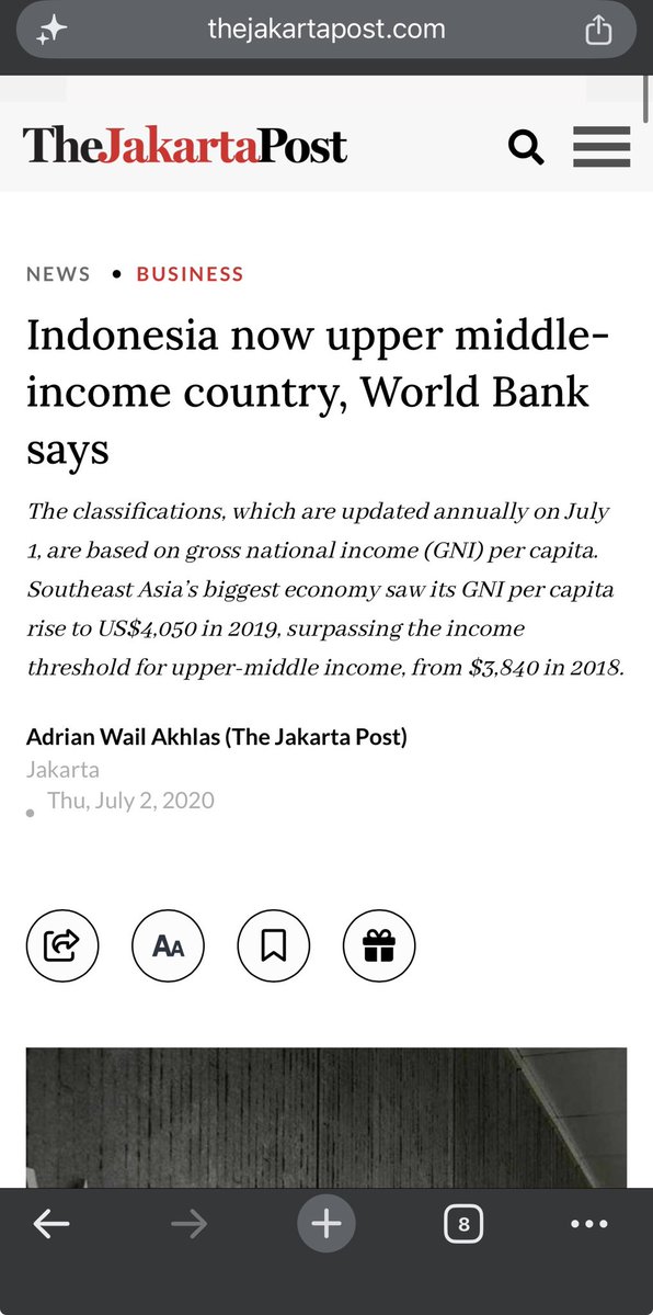 hjr_______'s tweet photo. Bahkan kumparan pake datanya salah. Tipikal cenblu.

High income: Singapura, Brunei
Upper-middle income: Malaysia, Thailand, Indonesia (sejak 2020), Vietnam, Filipina. https://t.co/vjFJZQCW3A