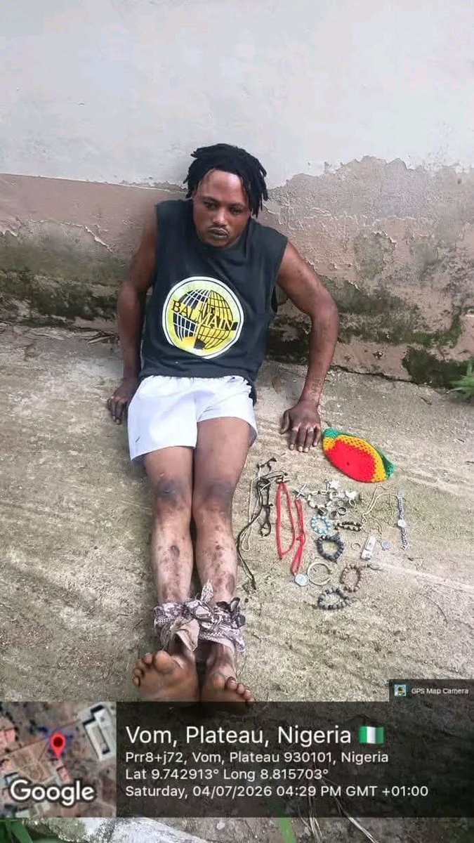 ana_herleemerh's tweet photo. Operation Endurance Peace troops arrested two  Berom Christian militias, including one identified as Mr. Aboi, on July 4 at 3:30 p.m. in the Trade Centre community of Kuru.

Authorities credit improved surveillance and operational efforts for the ongoing identification and capture of suspects linked to the recent attack on NIPSS.