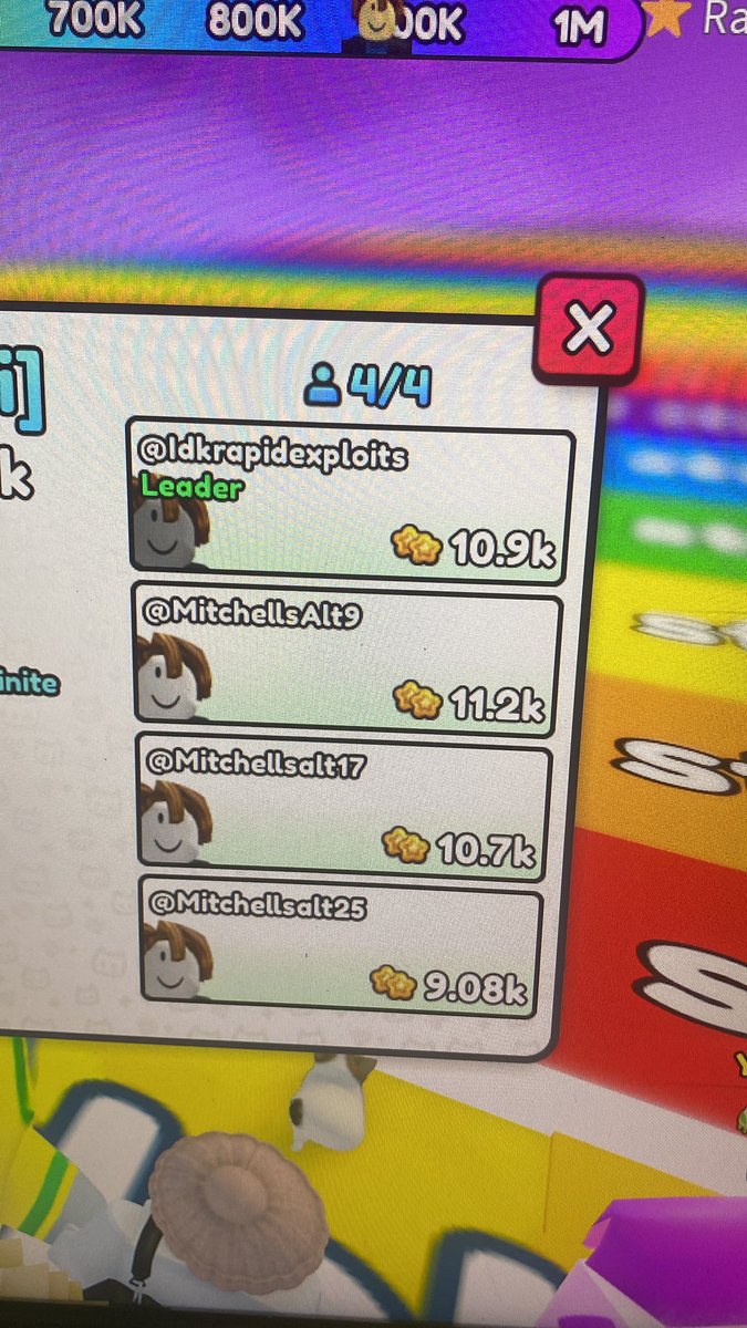 TitaniumWs's tweet photo. @CoderMitchell @BuildIntoGames Oh my god… ( Only top 4 btw) Legit every team in top 100 Is bots possibly even atleast half of top 750… https://t.co/mvthc8jAFM