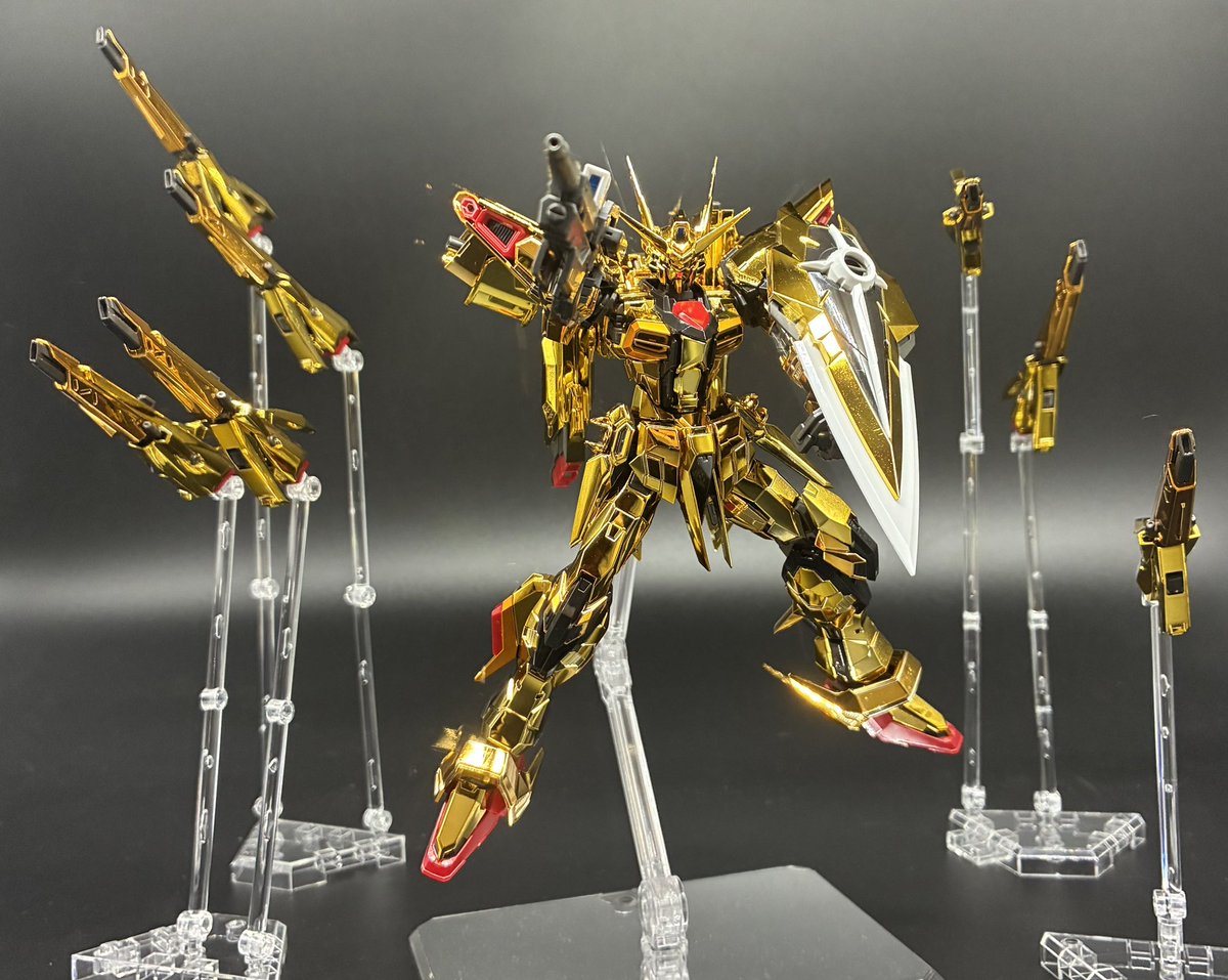 tekko_mjp's tweet photo. RGアカツキ シラヌイパック装備完成しました❗️
プレバンでなかなか買えなかったですが、ようやく入手できました❗️
ドラグーンのディスプレイもできるので嬉しいです。
ゼウスシルエットも早く手に入れたいです💦

#ガンプラ
#ガンダムSEEDDestiny
#RG https://t.co/95so7ZjNyc