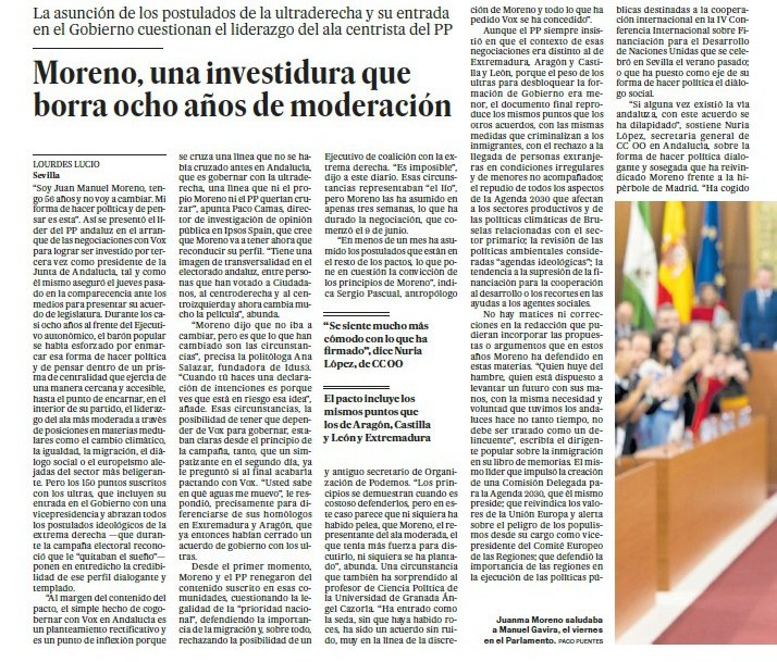 rafarecio22's tweet photo. El mayor logro de @JuanMa_Moreno durante ocho años fue convencer a muchos de que era distinto. El mayor logro de Vox ha sido demostrar, en apenas unos días, que no lo era.

Sólo le queda la moderación del teleprónter para leer discursos fakes como el de la investidura de hoy https://t.co/QPYqRD7lf6