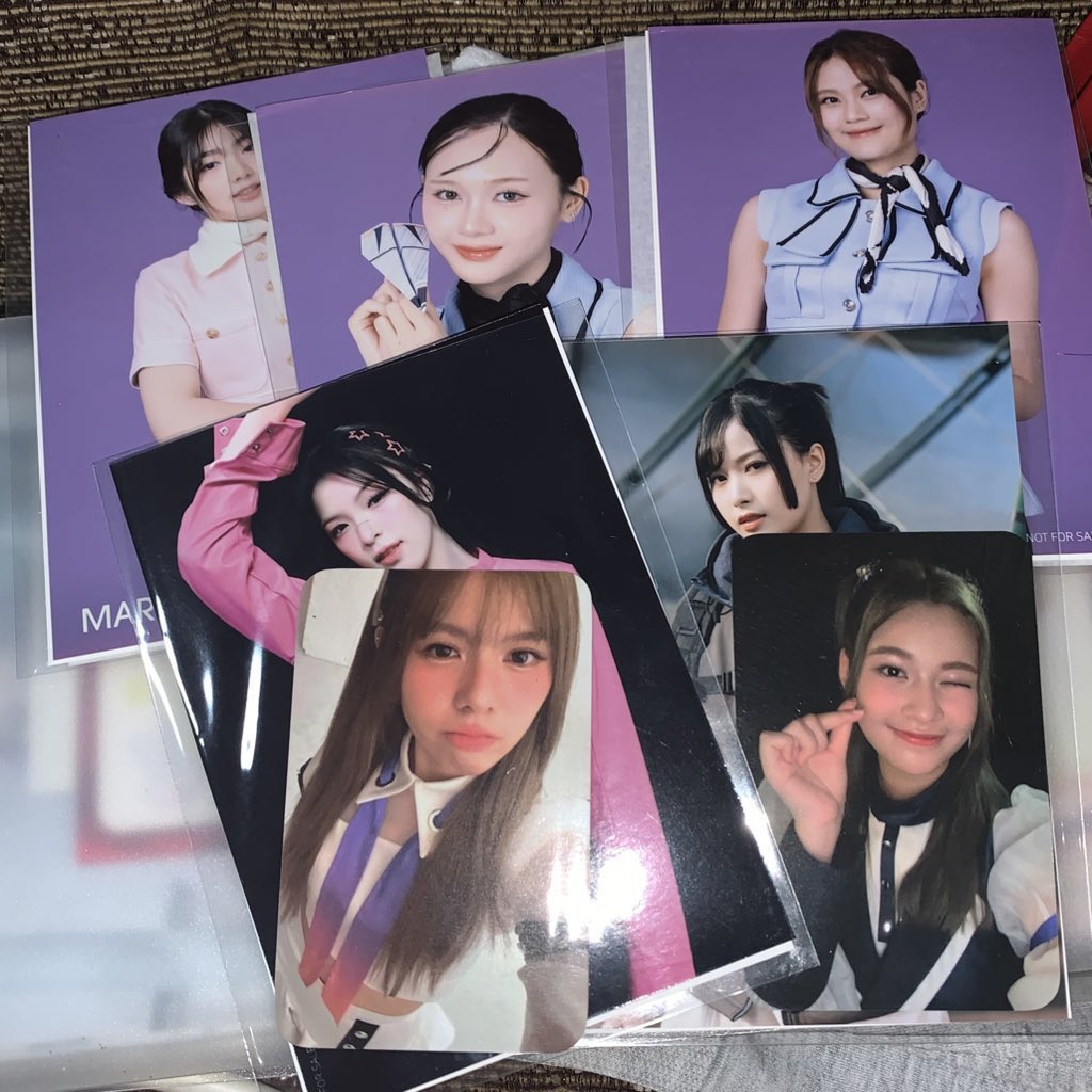 seulash's tweet photo. wts / ขาย (ได้ทั้งหมด)
โปสการ์ด เหมา 120 รวมส่ง 
มารีน ปาล์มมี่ ข้าวฟ่าง เกรซ แพนเค้ก พิม  
#BNK48market #ตลาดนัดBNK48 #ตลาดนัดcgm48 https://t.co/sNaHMzJ09r