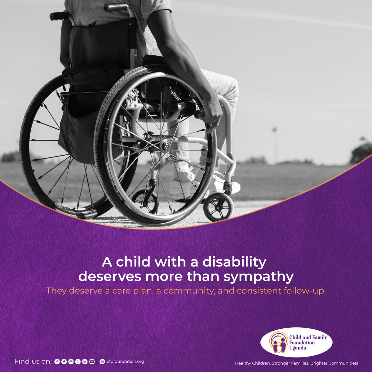 cfufoundationUG's tweet photo. We believe disability does not define what a child can become. 

Our job is to make sure the systems around them say the same thing. https://t.co/tscXgZZjb1