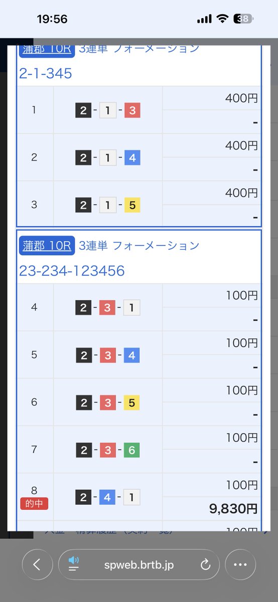 kenshirom's tweet photo. やっぱり直捲りだったか…
もっと自分に自信持てれば
と思うけど、保険大切よね
何にせよ当たり😊 https://t.co/ntd8bbXjuE
