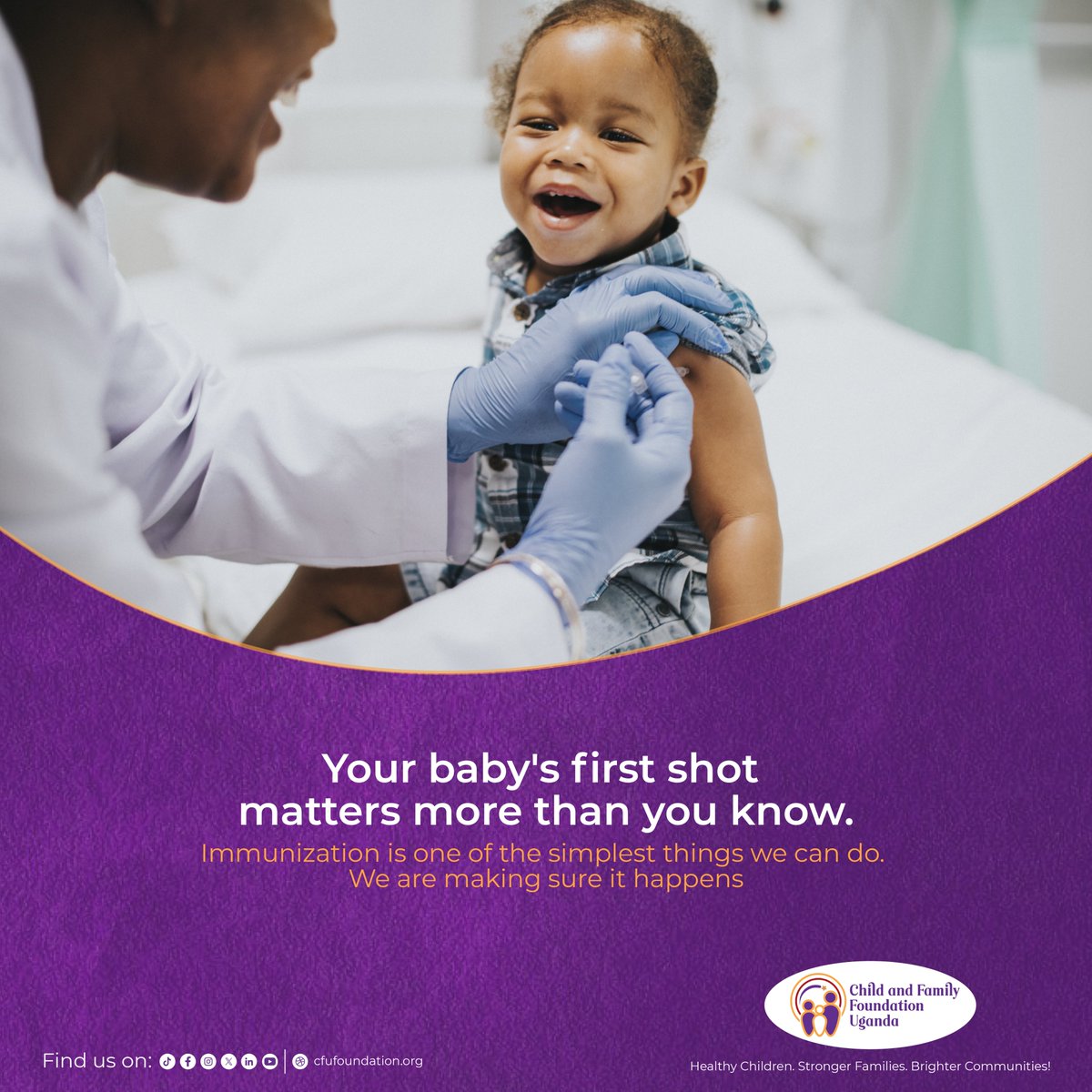 cfufoundationUG's tweet photo. We report data to the Ministry of Health every month.

Because a missed vaccine is a preventable risk. 

And we are in the business of preventing what can be prevented.

CFU Medical Centre. Kampala and Kamuli. https://t.co/QWE8Jb9bBU