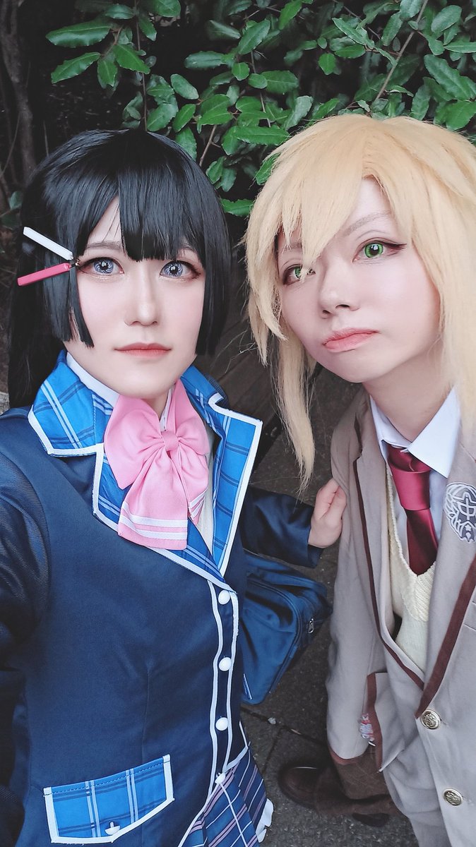 omiso_cos's tweet photo. 本日a!初出し委員長でした🐰
まなみさん🌙と初出し公民館の会とさせて頂き……

久々にアコスタの空気を吸い、整ったんだ……コスプレってこうじゃないとナ……一生ネットミームで会話してたよ
データも頂けてハピ！ありがとうございました🫶💞 https://t.co/zzi55XL17g