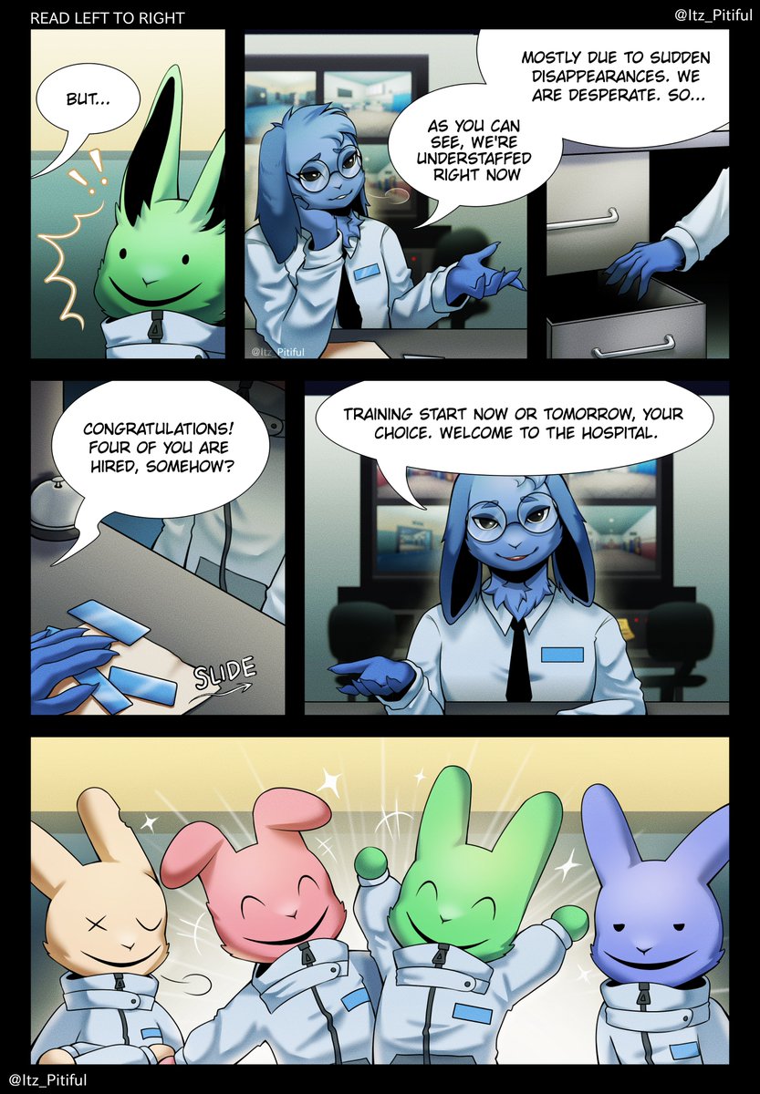 Itz_Pitiful's tweet photo. HC from last post: Interns are anomaly but they try a different life (also siblings), get a job-

(I have never drawn comic before, any feedbacks would help a lot)
#animalhospital #animalhospitalroblox #robloxartㅤ https://t.co/OmrYWVL1tc