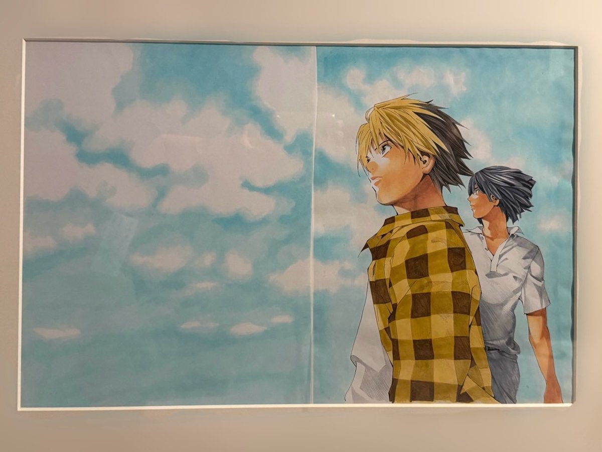 yoiyoi14's tweet photo. 先日、旧安田楠雄邸庭園へ行った時、寄り道して『ヒカルの碁 原画展』に行ってきました。
1) 繊細なカラーの素晴らしさ。眼福、眼福
2) 右端がシワシワになっている…水で濡らしてから色を置くとこうなるのが、アナログのいい味
3) このシーン好きなんですよ❤️
4) この後は東京で凱旋展示あるそうです https://t.co/wp33gJnjBy