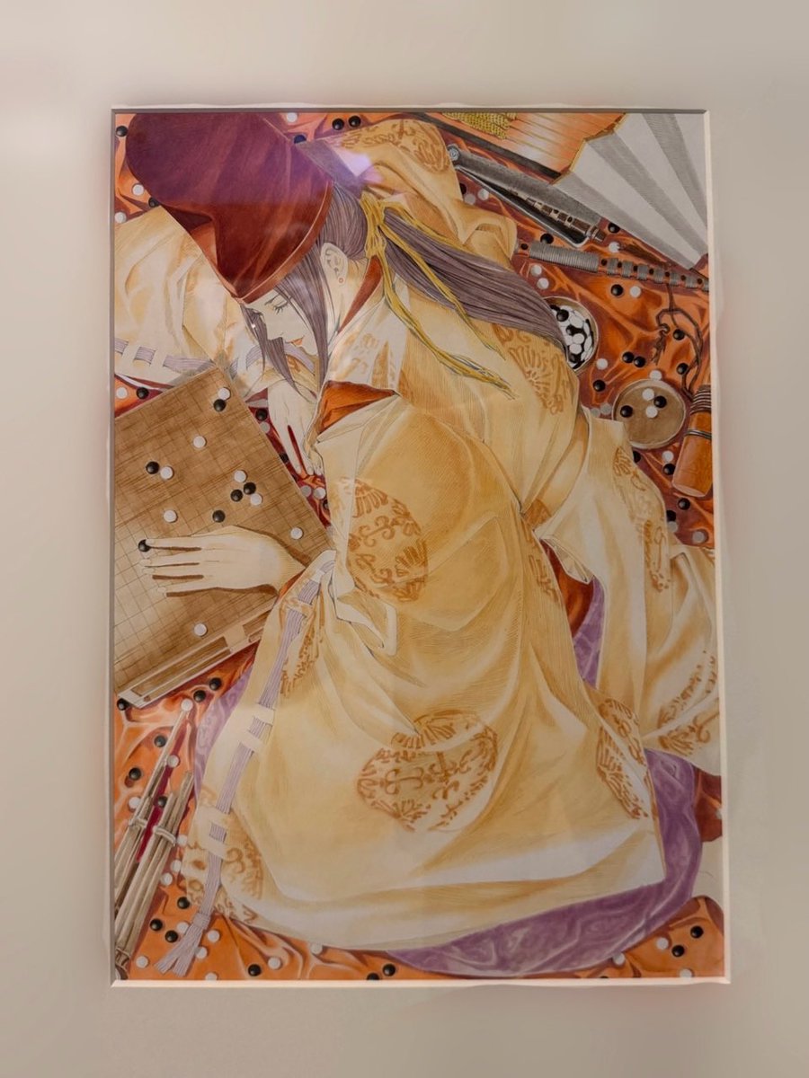 yoiyoi14's tweet photo. 先日、旧安田楠雄邸庭園へ行った時、寄り道して『ヒカルの碁 原画展』に行ってきました。
1) 繊細なカラーの素晴らしさ。眼福、眼福
2) 右端がシワシワになっている…水で濡らしてから色を置くとこうなるのが、アナログのいい味
3) このシーン好きなんですよ❤️
4) この後は東京で凱旋展示あるそうです https://t.co/wp33gJnjBy