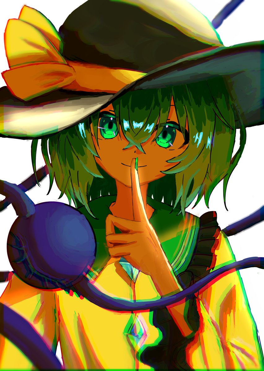 gold_plating079's tweet photo. 閉じた恋の瞳
#東方project  #古明地こいし  #イラスト https://t.co/7Z3eClLEvL