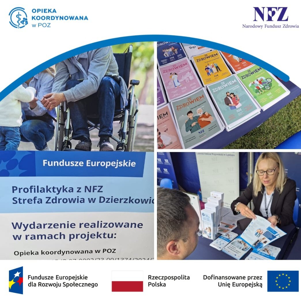NFZ_Lublin's tweet photo. 🔊Halo, tu Dzierzkowice
⏰️do 18.00 #LubelskiNFZ zaprasza na #Profilaktyka z #NFZ
⤵️
✅️ pomiary na analizatorze składu ciała. Wyniki omówisz z #doradca #NFZ
✅️ pomiary poziomu cukru we 🩸, ciśnienia tętniczego i saturacji
✅️ nauczysz się samobadania piersi 🍒 na fantomach https://t.co/VhhA3XGIui