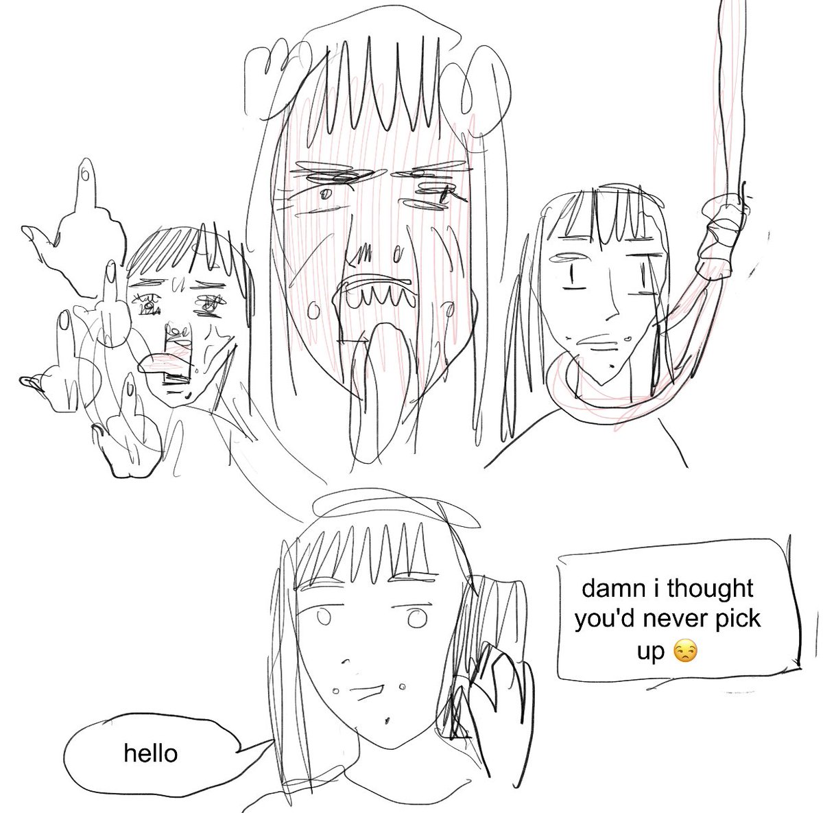 terrorvisio9's tweet photo. call with father vent art https://t.co/1Rr0aKOin4
