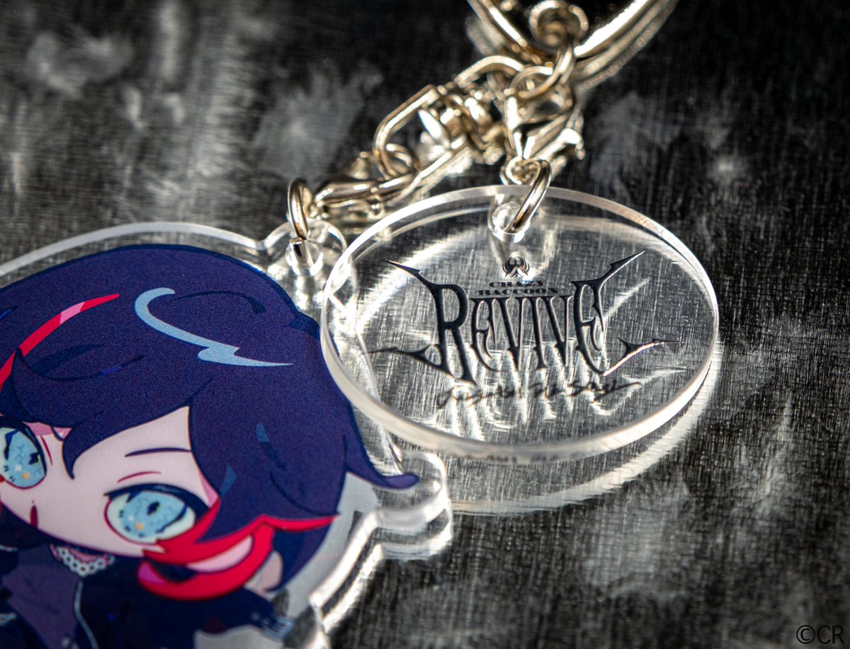 Crazy Raccoon Revive】 グッズ紹介⑤ ・DOUBLE KEYCHAIN -¥1,200(tax