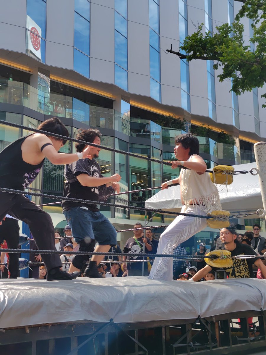 inasenn1700's tweet photo. 今年注目株のD.A.T選手

#四番街まつり
#EWAアマチュアプロレス 
#旭川プロレス https://t.co/O9wDBH5bkE