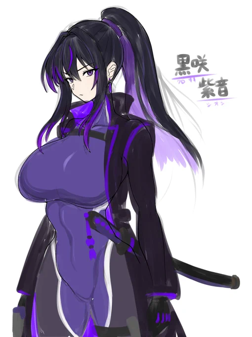 久々にオリキャラをブラッシュアップなどする 同人描いてみたいねぇ