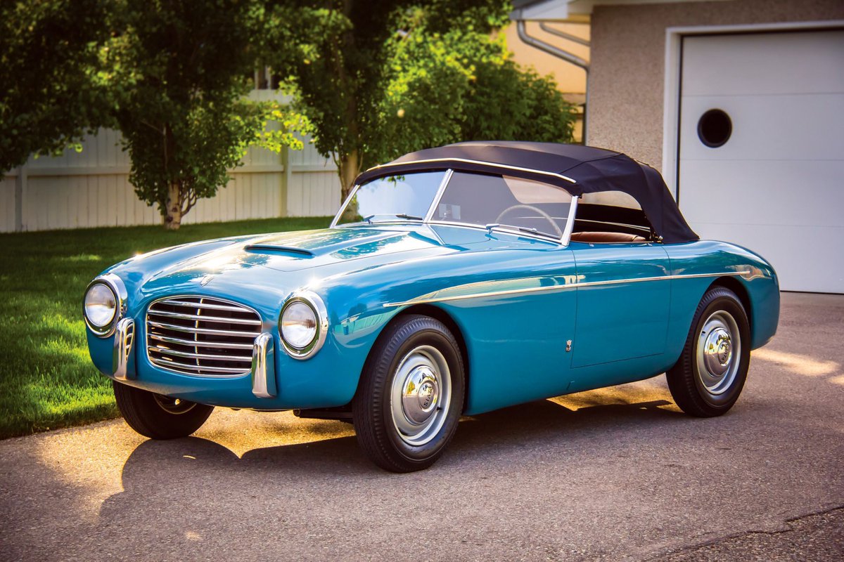 Retromania4ever's tweet photo. ✅⬜🟥 1951 #Siata Daina 1400 Spyder https://t.co/GdOwiE99en