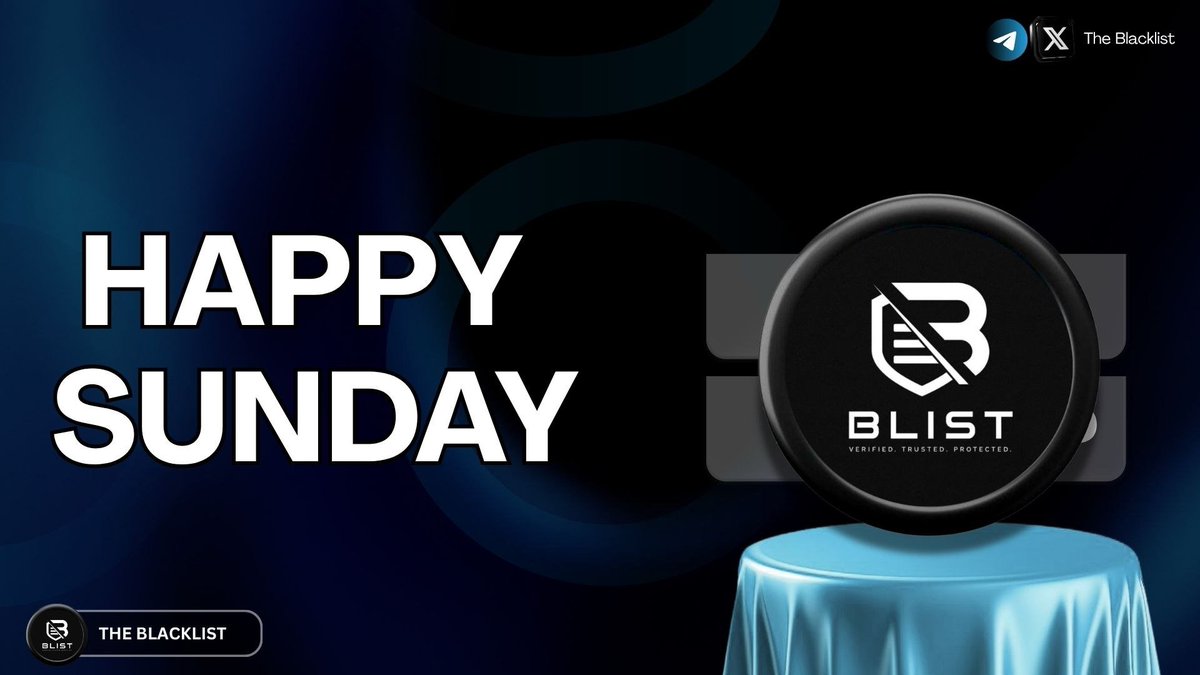 yinkathedev's tweet photo. Happy Sunday fam!

Trust isn't something you should give away, it should be earned through verification.

That's the problem @blistSOL is solving. Verify projects, accounts, and people before you invest. Real DYOR starts with knowing who you're dealing with.

Always verify! https://t.co/rqiB9u2SMc