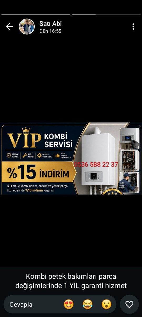 BorsaFinanUz's tweet photo. #kombi #petek #bakım #tamir #garati #temizlik #hizmet #vip #teknik #servis https://t.co/Fl4bQxVmk1