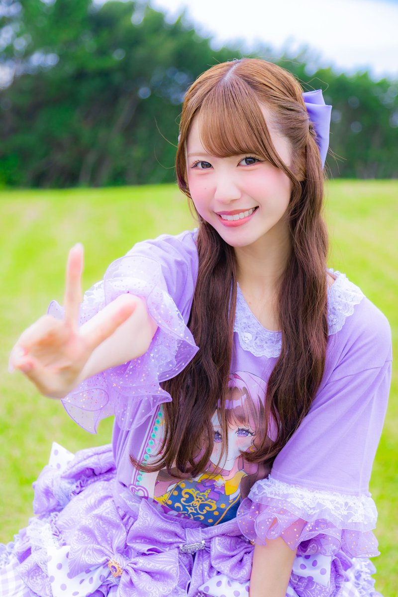 FullCo_Haruka's tweet photo. メンカラ夏衣装かわいすぎる💜 https://t.co/03nzSh03FT