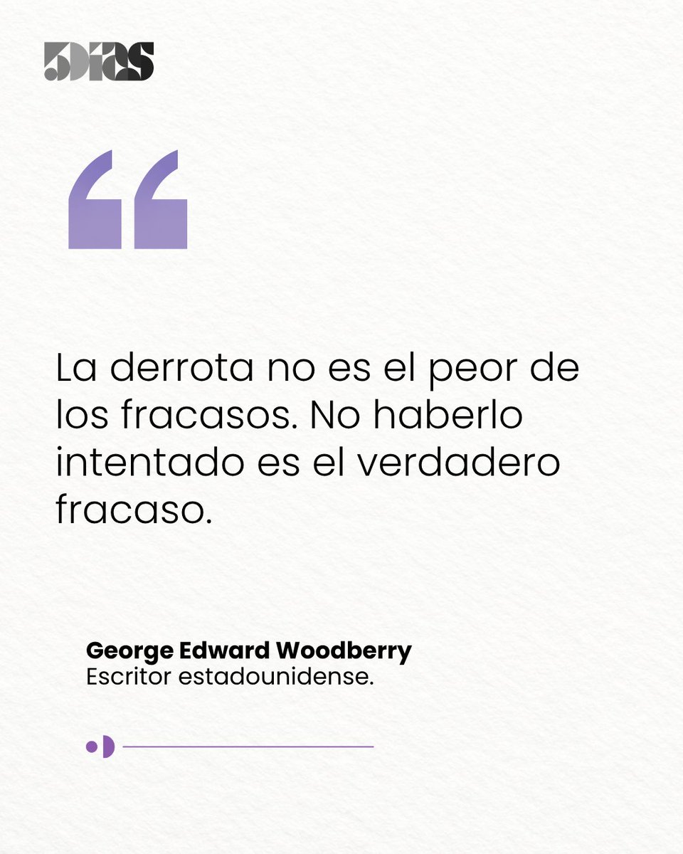 5DiasPy's tweet photo. Frase del día.✨
🔗https://t.co/NeJGVSMiYC
#5dias #frasedeldia https://t.co/Z98lQOILaZ