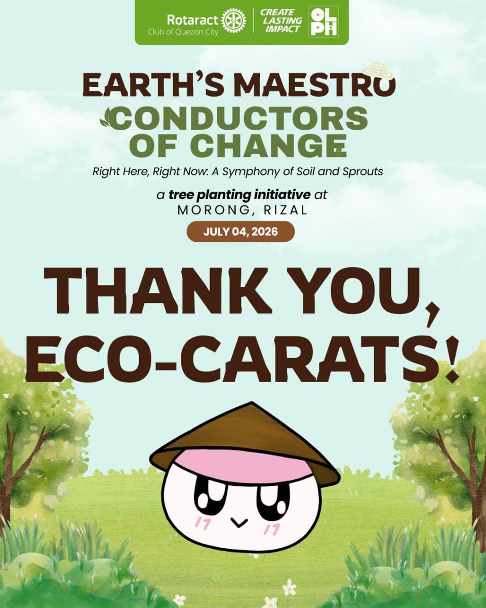 CaratLandPH's tweet photo. 𝐈𝐧𝐬𝐩𝐢𝐫𝐚𝐭𝐢𝐨𝐧 𝐦𝐞𝐚𝐧𝐬 𝐭𝐡𝐞 𝐦𝐨𝐬𝐭 𝐰𝐡𝐞𝐧 𝐢𝐭 𝐛𝐥𝐨𝐨𝐦𝐬 𝐢𝐧𝐭𝐨 𝐚𝐜𝐭𝐢𝐨𝐧 🌱

Earth's Maestro: Conductors of Change became more than just a fan project. It became a reminder of what a community can accomplish when inspired by kindness, teamwork, and the desire to make the world a little better.

To our Eco-CARAT Warriors, thank you for showing up with open hearts and willing hands. Every seedling planted, every smile shared, and every effort made became part of something far greater than ourselves.

And to SEVENTEEN, thank you for continually inspiring us to do good, always, in all ways. Through your music, your words, and the values you embody, you have encouraged us to turn inspiration into action and kindness into something that reaches beyond ourselves.

This initiative does not end here. THIS was only the beginning. We hope to continue creating projects that give back to our communities, care for our environment, and inspire others to use their passions to create meaningful change.

From CARATs to Eco-CARAT Warriors, thank you for growing with us.

Right here, right now, and for many tomorrows to come 🌿💚
#EarthsMaestro