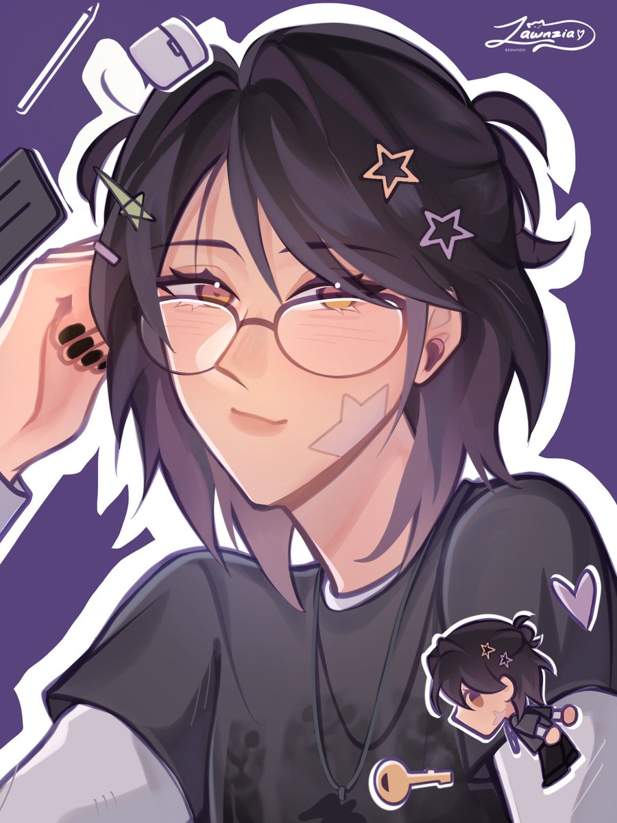 zawnzia's tweet photo. Had so much fun drawing and redesigning zie my sona 💜✩ ₊˚
This feels like a total rebranding from the old zie hwhwh

#zawnzocs #artmoots https://t.co/B6u6DOigat