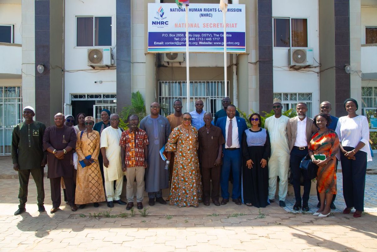 MShambare's tweet photo. I had the honour of being part of a delegation in Banjul, The Gambia, as part of a joint fact-finding mission by the African Union (AU), United Nations (UN) and ECOWAS. We engaged with the Ministry of Home Affairs, the Attorney General and others. 
https://t.co/GL1NmMoXAe https://t.co/UtrqaVM2Gx