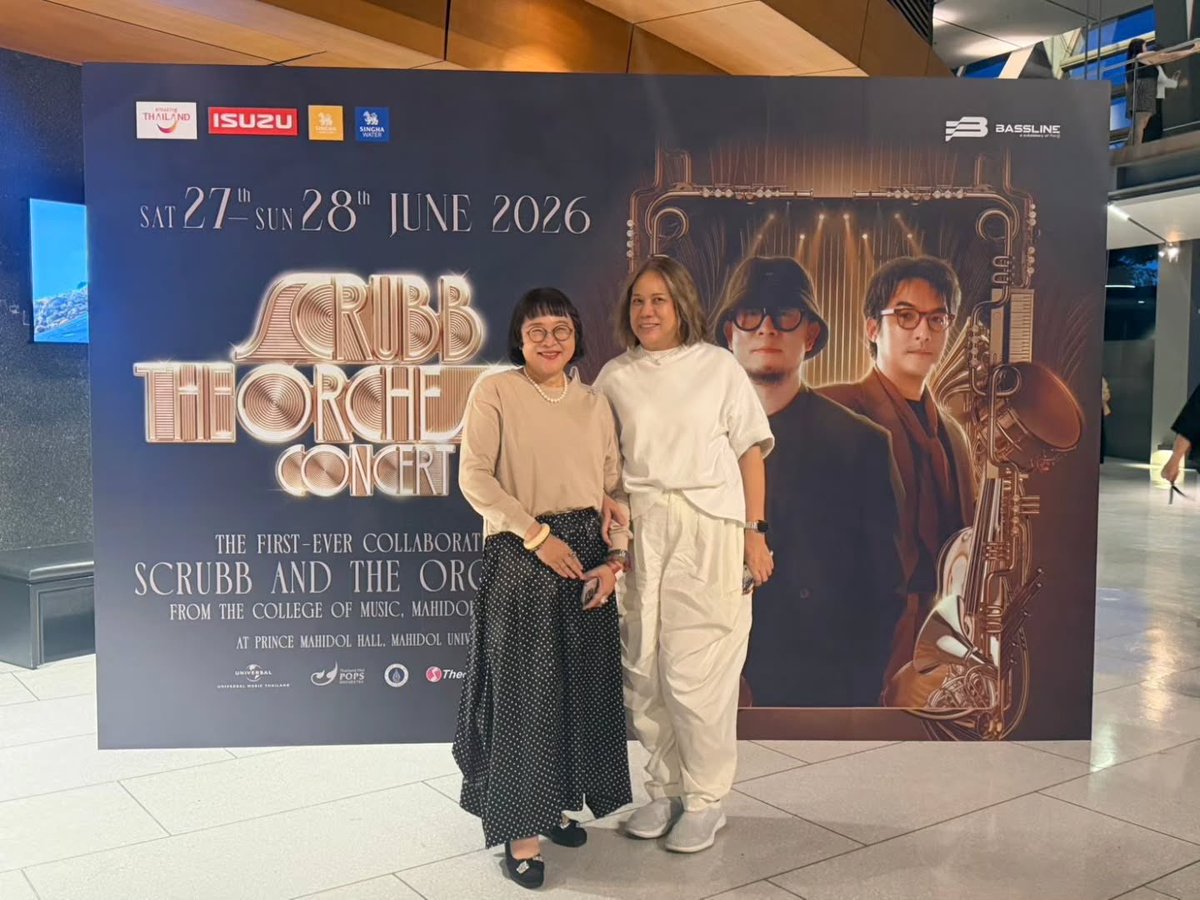 broadcastthai's tweet photo. ถือเป็นคอนเสิร์ตฉลองครบรอบ 26 ปี ซึ่งใช้วงออร์เคสตร้าที่มีนักดนตรีมากกว่า 72 ชีวิต เครื่องดนตรีมากกว่า 21 ชนิด รวมถึงกลุ่มนักร้องประสานเสียง ที่ช่วยเพิ่มมิติและความแปลกใหม่ให้กับเพลง
#SCRUBBTheOrchestraConcert
#SCRUBB
#BasslineThailand
#MSBU #UniversalMusicTH https://t.co/lzu3pp0Xli