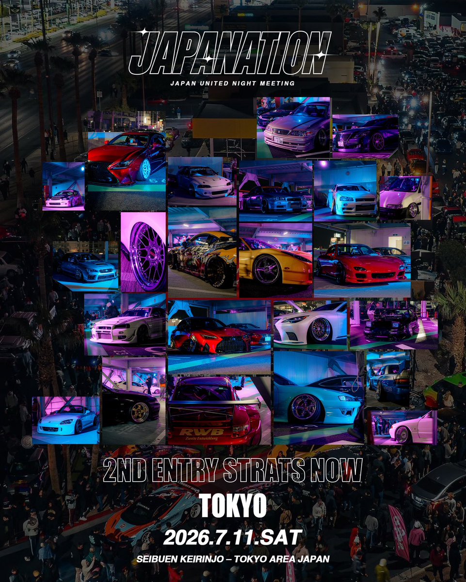 _japanation_'s tweet photo. 2次エントリーの募集を開始致しました。
この2次エントリーは
キャンセル枠の台数分のみとなりますので
合計で50台のみの選考採用となります。

募集期間は6時間限定で
本日7月5日(日)18:00〜24:00までの
短時間となりますので
ご希望の方はお早めにお申し込みください。

https://t.co/9RnkYlMitA https://t.co/pNtSPc77rs