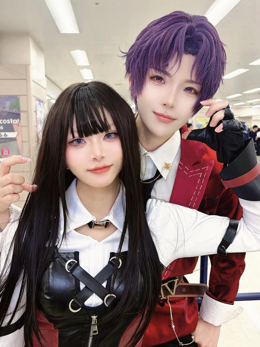 uu_tyama_'s tweet photo. *Cosplay

かわいいボディーガードさんと一緒に楽しんだよ🎶🎶🐟沢山写真撮って遊んだ🤍

 #アコスタ池袋 https://t.co/03PoEuObad