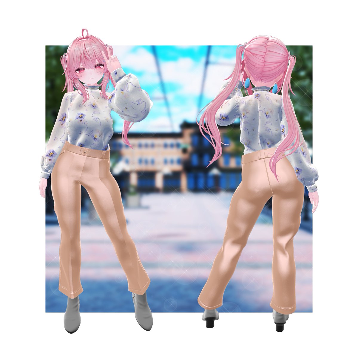 homurano's tweet photo. セレナちゃん発売に伴い、私のショップの衣装「Any Way!」も対応プレファブを追加しました!👕✨
是非、アバターと一緒にご覧くださいー!✨
#Selena3D
#Rest_Wear https://t.co/7JqG5B7Tz4