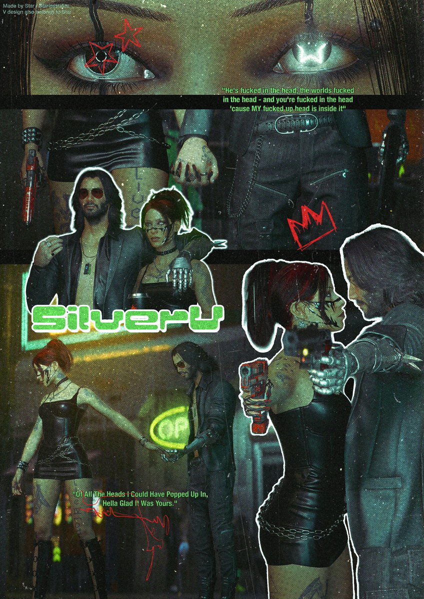 starlesstides's tweet photo. SilverV edit 💚

#cyberpunk2077 https://t.co/uBzP1CUUhN