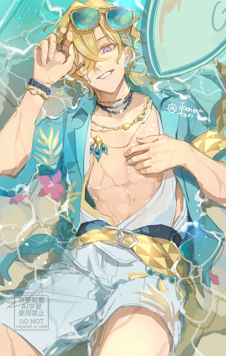ikenotori's tweet photo. 水着アベンチュリン感謝🦚🌊 https://t.co/dknWq2GJ0q
