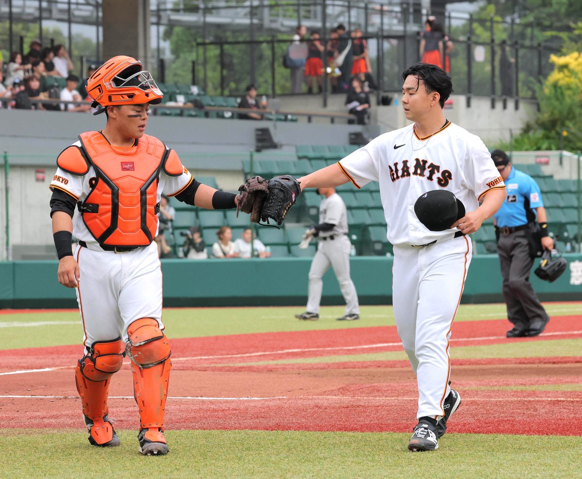 gtown_stadium's tweet photo. 【二軍】巨人 10-1 ハヤテ

移籍後初先発の #小笠原慎之介 投手は6回1失点の好投👍 
2回に #増田陸 選手のホームランで追いつき、続く3回に #石塚裕惺 選手の勝ち越しタイムリーヒット💫その後も打線がつながり10得点👏👏

🔽Gタウンでの次戦は7月10日(金)～12(日)中日戦！
https://t.co/Ylt9lkUZog https://t.co/Qy6oCU42hE
