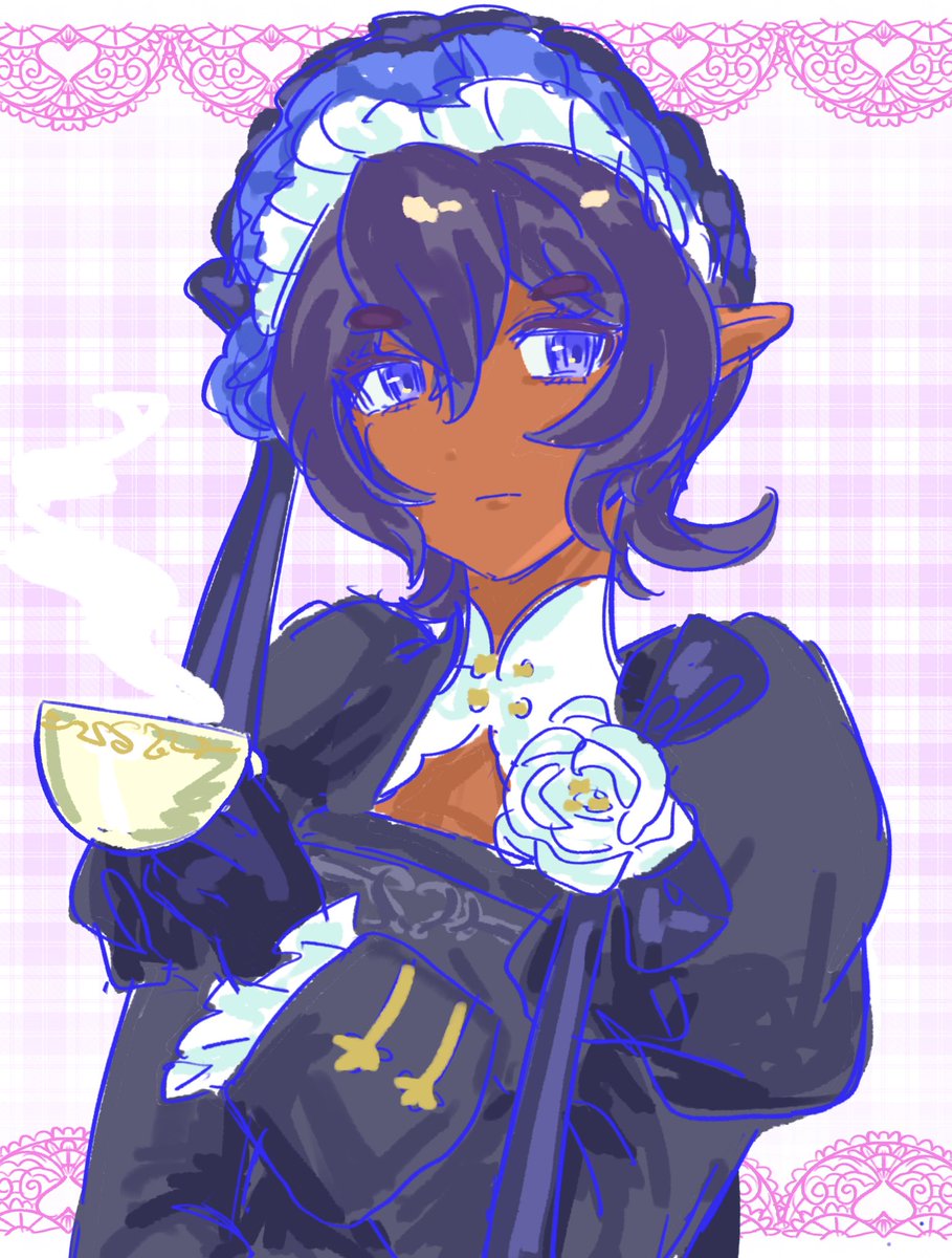secondgmn's tweet photo. #artfight for darksign 🫖🤍 https://t.co/K3BGMkhWne