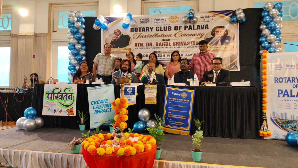 rotarypalava's tweet photo. ✨ A New Chapter Begins! 📷 The Rotary Club of Palava proudly celebrated the Installation Ceremony of Rtn. Dr. Rahul Srivastava as the President for Rotary Year 2026–27, along with the newly installed Board of Directors.  #RotaryClubOfPalava #InstallationCeremony https://t.co/SBXqqiFriO