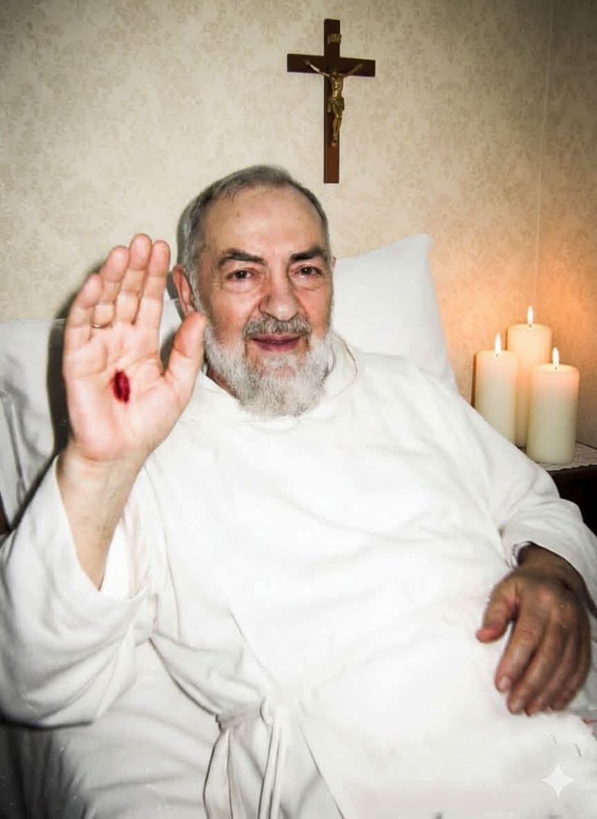 chiamaka___o's tweet photo. St. Padre Pio Saw Heaven. Here's What He Said About It.. 👇

His answer was simple, honest, and more beautiful than most people expect
St. Padre Pio (1887–1968) was a Capuchin priest who lived a life of prayer, sacrifice, and obedience. Because of that obedience, he was told by his spiritual directors, Father Agostino and Father Benedetto, to write down his interior experiences. These are preserved in his letters. The Church allows these kinds of writings, but they are private revelations. They can help us grow, but they are not required beliefs.

In a letter from October 1912, he described what would happen as he fell asleep:
"At night, when I close my eyes, the veil is removed and Paradise opens in front of me; and gladdened by this vision I sleep with a smile of sweet beatitude on my lips, and in a perfect calm I wait for the little companion of my infancy to wake me up."
When people asked him to explain Heaven in detail, he gave a simple and honest answer. He said:
"Heaven is total joy, continuous joy. We will be constantly thanking God. It is useless to try to figure out exactly what Heaven is like, because we can't understand it."

At another time, he used a comparison to help people grasp something of its beauty:
"In Heaven, everything will be spring as far as beauty is concerned, autumn as far as enjoyment is concerned, summer as far as love is concerned. There will be no winter; but here on earth winter is necessary to exercise self denial and a thousand other little but beautiful virtues."

He also spoke about growing in the desire for God as he came to know Him more deeply:
"As the days pass, I see ever more clearly the greatness of God, and in this light, which grows brighter and brighter, my soul burns with the desire to be united to Him by indissoluble bonds."

Padre Pio sometimes spoke about the dead and the need to pray for them. The Church teaches that some souls are purified in Purgatory before entering Heaven, and our prayers can help them. There are accounts of Padre Pio having insight into souls, but not every story is equally verified. What is certain is that he constantly urged people to pray and to live in a state of grace.

His message stayed focused. This life is passing. Heaven is our true home. What you do now matters forever.
Source:thyflameoflove