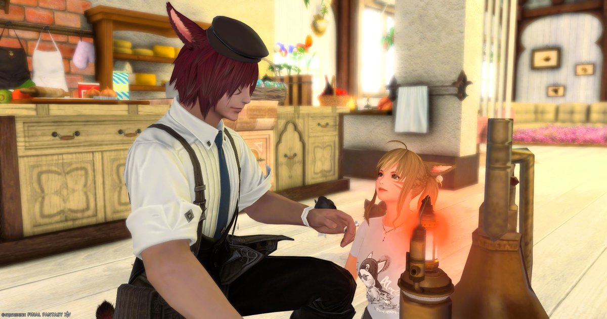 cyokococo's tweet photo. 師匠と弟子
#FF14 https://t.co/XSmRKVfgeD