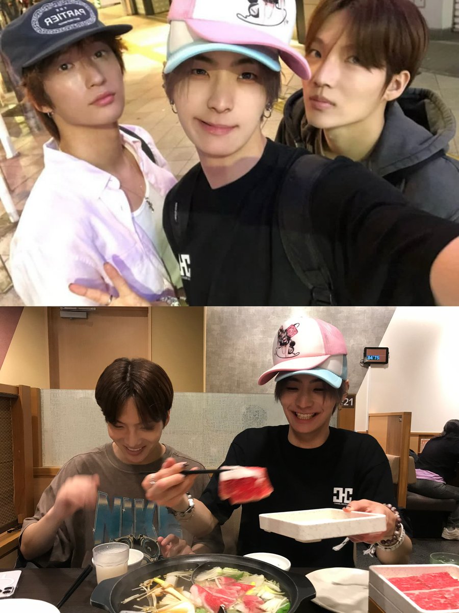 macaron_ecm's tweet photo. ロヒョンたんのインスタにチャンミンさん出てきて幸せ🫶🫶🫶 https://t.co/76eviQei4G