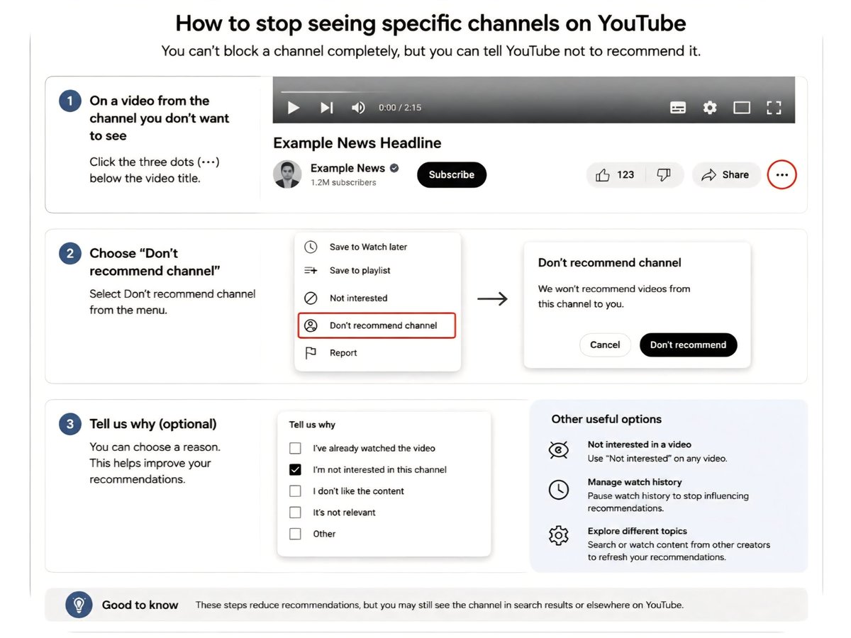 Roy_Lin76's tweet photo. UK LEGACY MEDIA.

How to 'type of 'block' UNTRUSTWORTHY Channels on @YouTube 

Such as:

@BBC @ITV @Channel4News @SkyNews etc.

@SaintAVS
@britishstandd
@gabby_cabby
@LEEMEAD60542079
@Landeur @BasilTheGreat @SBarrettBar @danwootton @Lewis_Brackpool https://t.co/eoxJTNDUCB