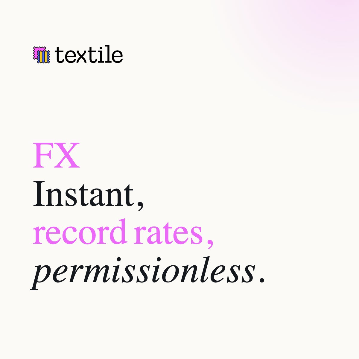 Textile FX tweet media